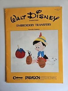Walt Disney Iron-On Embroidery Transfers By Paragon Needlecraft 1983 Vintage - Picture 1 of 3