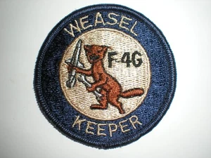  USAF F-4G PHANTOM II WEASEL KEEPER PATCH -COLOR - Picture 1 of 1