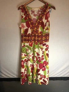 Donna Morgan Women’s Colorful MIDI Floral Dress Size 14 - Picture 1 of 8