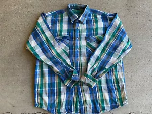 Camicia vintage con bottoni Mighty Mac - Foto 1 di 4