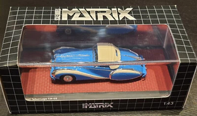 Matrix  Models 1948 Talbot-Lago T26 GS Cabriolet by Saoutchik geschlossenes 1:43 - Bild 1 von 4