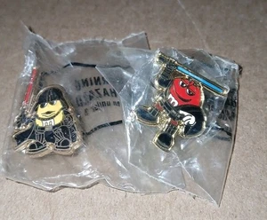 Vtg Star Wars M&M Guys Candy Advertising Lapel Pins - Picture 1 of 4