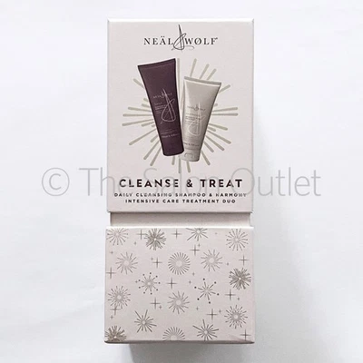 NEAL & WOLF Neal & and Wolf Cleanse & Treat Ritual Shampoo & Harmony Treatment Duo Gift Set