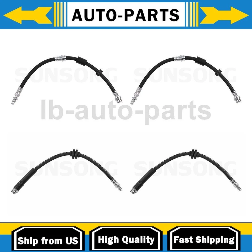 Manguera de freno delantera trasera Sunsong 4 piezas para Mazda 3 Sport 2010-2012 Foto 1 de 4