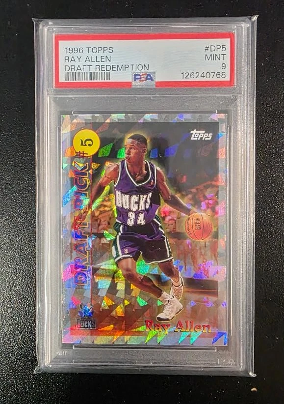 Topps Ray Allen Basketball Rookie Trading Cards & Accessories for