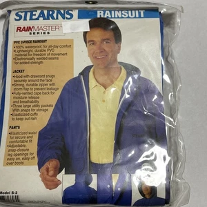 NEU Stearns 2 Teiler Blau Regenanzug Hose Jacke Dry Wear XL Neu - Bild 1 von 2