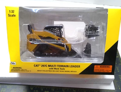 1:32 CAT 297C Multi Terrain Loader Caterpillar by Norscot #55168 - NEW Old Stock - Image 1 of 4