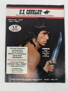 VTG 1989 Rambo II US Cavalry World's Finest Military Adventure Equipment Catalog - Bild 1 von 9