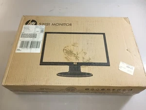 HP S2031 20 INCH DIAGONAL LCD Monitor -Black - NEW - Picture 1 of 4