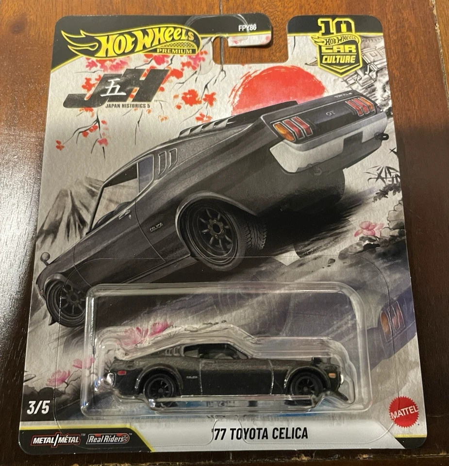 2026 Hot Wheels Premium Japan Historics 5 ’77 Toyota Celica #3/5 — НОВАЯ - Изображение 1 из 3