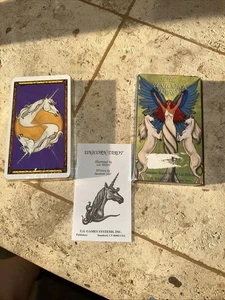 1995 - The UNIICORN TAROT Card Deck Suzanne Star Art by Liz Hilton - US Games - Picture 1 of 6