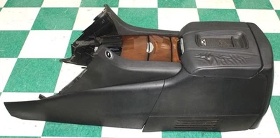 15-20 Escalade *ISSUE* Center Console Leather Armrest Lid Cupholder Woodgrain OE — 第 1/4 张图片