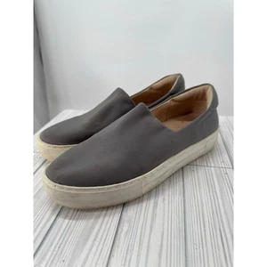 J/Slides Womens Platform Slip-On Sneakers Sz 8.5 Gray White Casual Comfort Shoes - Picture 1 of 11