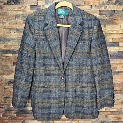 Blazer de tweed Lauren Ralph Lauren 100 % pura lana nueva para mujer 14 Foto 1 de 4