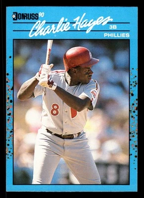 Charlie Hayes 1990 Donruss Best of the NL #106 Philadelphia Phillies - Image 1 of 2