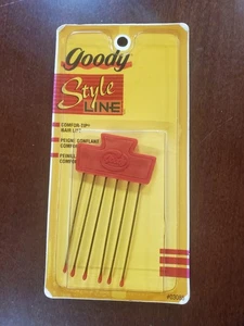 Goody Vtg 1996 Black Stainless Steel Comfort Tip Hair Lift #03085 New - Picture 1 of 5