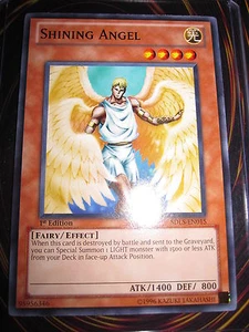 YU-GI-OH! COM SHINING ANGEL (ANGE LUMINEUX) SDLS-EN015 ENGLISH MINT EDITION 1 - Picture 1 of 1