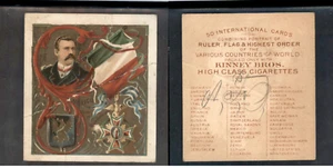 1888 N238 KINNEY INTERNATIONAL RULER FLAGS '' MEXICO " 3272 - Bild 1 von 1