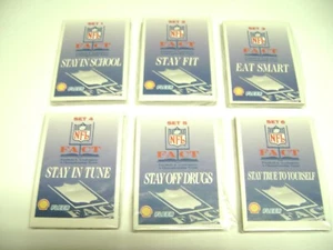 1995 Fleer/Shell FACT Football Card lot, Complete Sealed Set, All 6 Subsets, NM - Picture 1 of 7