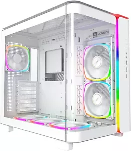 MONTECH KING 95 PRO Tempered glass Dual-Chamber ATX Mid-Tower PC Gaming Case - Picture 1 of 9