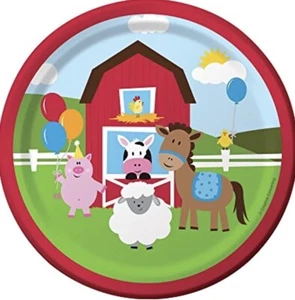 Creative Converting Luncheon Plate, 7", Multicolor - Picture 1 of 1