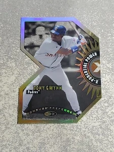 1997 donruss preferred x-ponential power Tony Gwynn refractor die-cut 1447/3000  - Picture 1 of 6