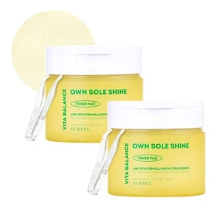 Almohadilla de tóner brillante suela propia EUNYUL Vita Balance 190 ml x 2 piezas (140 hojas) exfoliación - Imagen 1 de 24