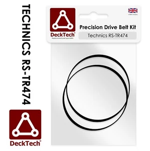 DeckTech Replacement Belts for Technics Double Cassette Deck RS-TR474 RSTR474