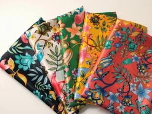 1Yard Vintage Satin Fabric Silky Charmeuse material For Scarf,Gown,Lining Sewing - Picture 1 of 13
