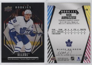 2022 Upper Deck Allure Rookies Black Rainbow Nicholas Abruzzese Nick Rookie RC