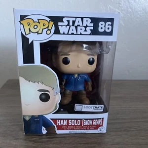 Figura de vinilo exclusiva de Star Wars Han Solo (Snow Gear) Funko Pop caja de botín #86 - Imagen 1 de 6
