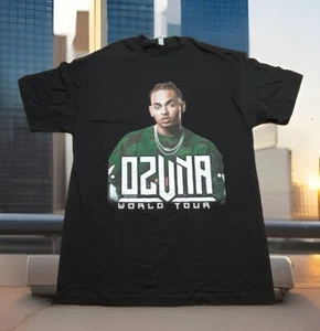 Camiseta Ozuna Hombre Talla Grande Negra 2018 World Tour Reggaeton - Imagen 1 de 5