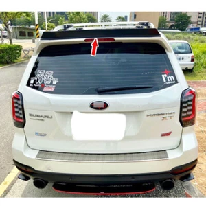For Subaru Forester Wagon 2014-2018 Matte Black L Type Rear Trunk Lip Spoiler - Picture 1 of 9
