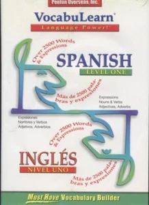 Vocabulearn: Spanish: Level One 4-Disc Set & Guide AUDIO BOOK CD learn language! - Picture 1 of 1