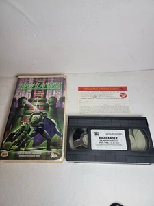Highlander: The Animated Series - "The Adventure Begins" VHS English - Picture 1 of 2
