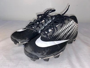 Nike Vapor Keystone 2 Baseball Cleats Shoes Youth Black White - US 4Y - Picture 1 of 7