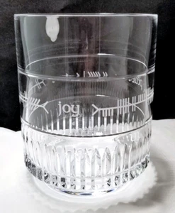 Waterford Ogham Medium Hurricane Candle Holder Peace Joy Love Box 8.3" 40032633 - Picture 1 of 10