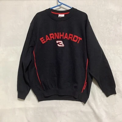 Moletom NASCAR Dale Earnhardt #3 Chase Authentics gola redonda tamanho G bordado - Imagem 1 de 4