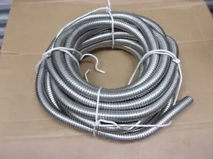 Tubo de manguera flexible de acero inoxidable 54' 1"" ID 1 1/8"" OD" cable revestimiento de cable - Imagen 1 de 5