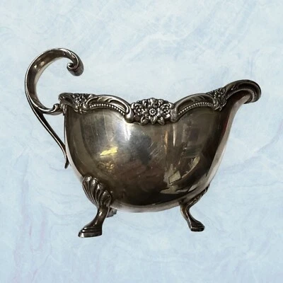 Винтажная посеребренная соусница 1847 ROGERS BROS. «REMEMBRANCE» NO9813 - Изображение 1 из 4