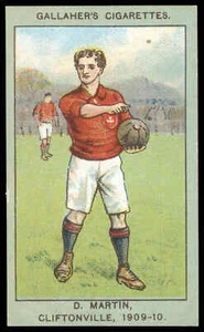 Gallaher - 'Association Football Club Colours (Grey)' - D. Martin (Cliftonvil... - Picture 1 of 2
