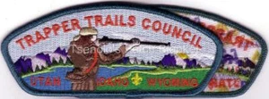 Trapper Trails Council S-7g Dark Teal bdr BSA 2010 backing Csp Mint FREE SHIP - Picture 1 of 1