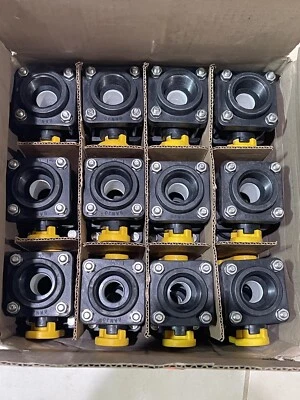 Qty 24 New Banjo V125 1-1/4 in. Standard Port Poly Ball Valve LOT - Image 1 of 4