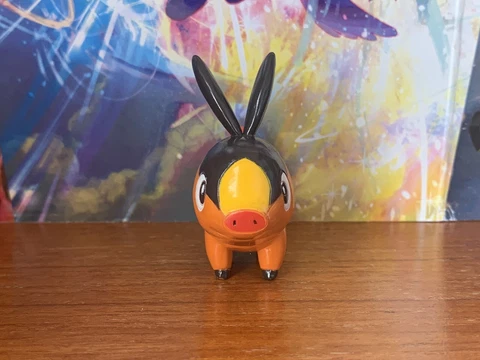 Pokemon Tepig Figure Tomy Moncolle Authentic BW Best Wishes F/S! Cover