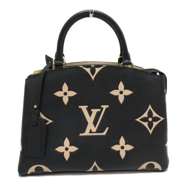 Louis Vuitton Petit Palais Crossbody Black/Beige Leather