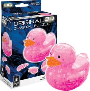 Bepuzzled, Rubber Duck Original 3D Crystal Puzzle, Perfect for Puzzlers Ages 12 - Picture 1 of 12
