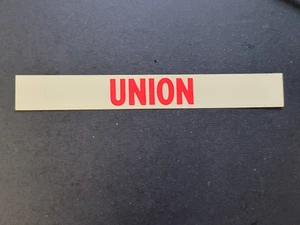 vintage Union NEW MEXICO License Plate STICKER Date TAB Tag NM unused - Picture 1 of 2