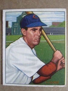 Tarjeta de béisbol Bowman 1950 #172 Cincinnati Reds Harry Lowrey - Imagen 1 de 6