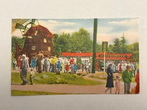 1947 Postkarte Benson Wildtierfarm Hudson New Hampshire NH Windmühle verschickt - Bild 1 von 3