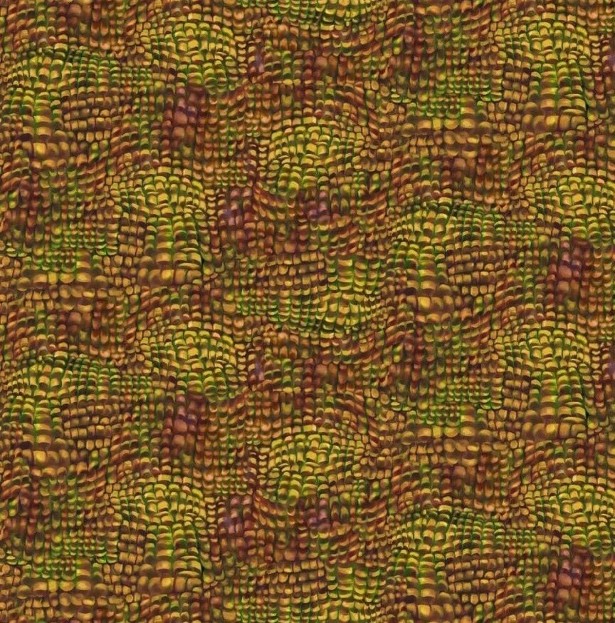 Quilting Treasures - Jurassic Journey - Scale Texture - Brown, Fabric BTY - Image 1 of 4